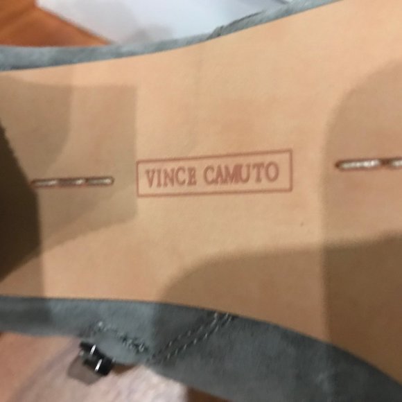 Gray Suede Vince Camuto Booties - Picture 4 of 5